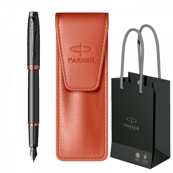 Set stilou si etui Parker Professionals Flame