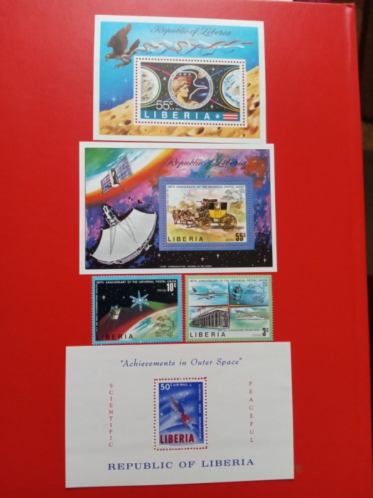 LIBERIA, SPACE - COLIȚE MNH
