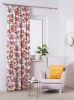 Set draperii blackout model floral cu rejansa din bumbac tip fagure, Madison, 200x235 cm, densitate 700 g/ml, Garden Flowers, 2 buc