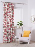 Draperie blackout model floral cu rejansa din bumbac tip fagure, Madison, 150x220 cm, densitate 700 g/ml, Garden Flowers, 1 buc
