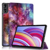 Husa tableta pentru xiaomi redmi pad pro / poco pad - microfibra, auto sleep/wake, protectie antisoc, galaxy
