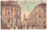 83 - SATU MARE, Maramures, Market, Romania - old postcard - used - 1908, Circulata, Printata