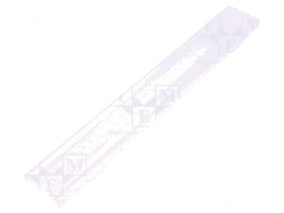 Lentilă LED Dreptunghiulară Transparentă 9,5mm foto
