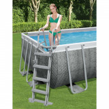 Bestway Scara de siguranta piscina cu 4 trepte Flowclear, 122 cm GartenMobel Dekor, vidaXL