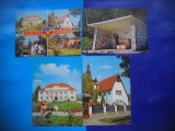 HOPCT LOT 2331 ASPECTE DIN ...JUD COVASNA -4 CARTI POSTALE-CIRCULATE