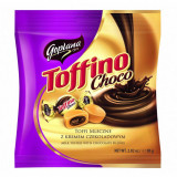 Caramele Toffino Choco, cu Umplutura de Ciocolata, 80 g, Caramele cu Ciocolata, Caramele Ciocolata, Caramele Umplute, Caramele Toffino, Caramele Dulci