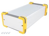 Carcasă aluminiu gri 91x160x53.5mm