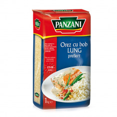 Orez cu Bob Lung Prefiert Panzani, 1 Kg, Orez Panzani, Orez pentru Gatit, Orez Alb, Orez Bob Lung, Orez Prefiert