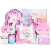 Set cadou, pentru fete, Unicorn, 9 piese, culori pastelate, include tot ce este necesar pentru a transforma orice zi intr-o poveste de basm, Oem