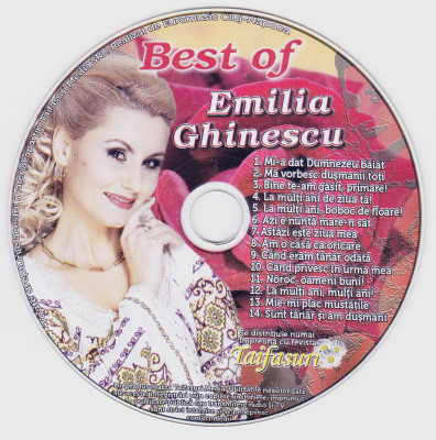 CD Populara: Emilia Ghinescu - Best of ( original, stare foarte buna ) foto