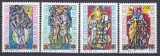 DB1 Vatican 1994 Anul Familiei Pictura Vitralii 4 v. MNH, Nestampilat