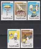 Norfolk Island 1984 - Crăciun - Vitralii, MNH, Nestampilat