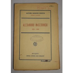 Alexandru Macedonski - Autori moderni rom&acirc;ni proză aleasă - 1923