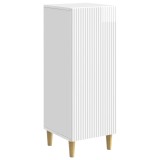 vidaXL Bufet Alb foarte lucios 33 x 34,5 x 90 cm Lemn prelucrat 894599