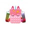 Geantuta Pop IT, model Unicorn 13.6 x 8.6 x 4 cm-Culoare Roz deschis