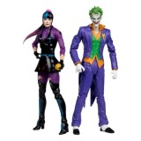 DC Multiverse Set 2 figurine articulate The Joker &amp; Punchline 18 cm