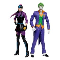 DC Multiverse Set 2 figurine articulate The Joker &amp; Punchline 18 cm
