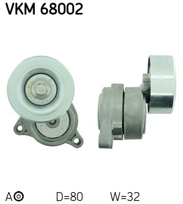 SKF VKM 68002 rola intinzator,curea transmisie foto