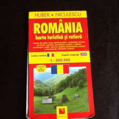 Romania HARTA TURISTICA SI RUTIERA foto