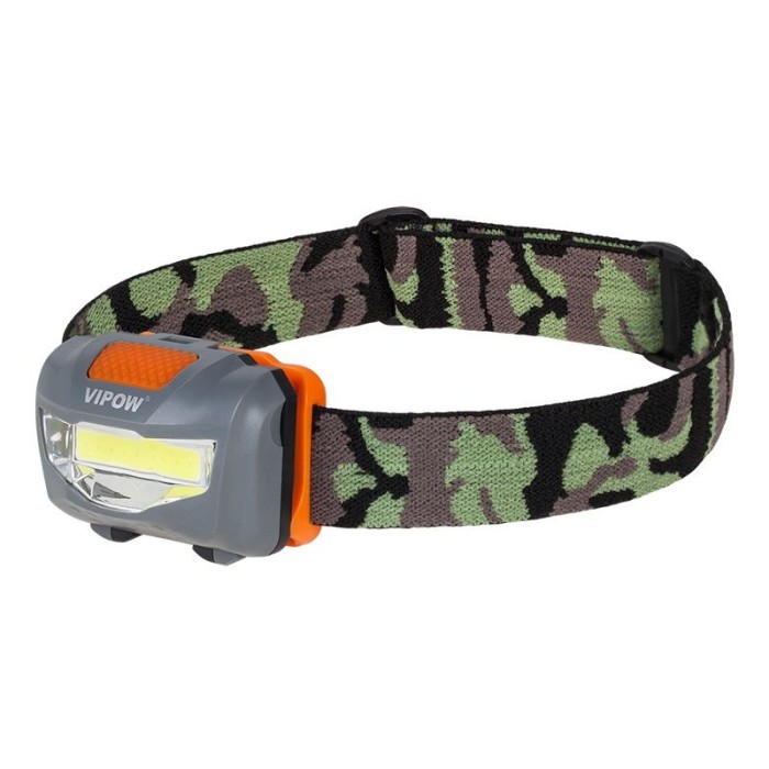 Lanterna cu LED COB Vipow, frontala, 3 W, 3 moduri de functionare
