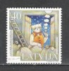 Letonia.2001 Scriitori:K.Skalbe-Ilustratie SL.332, Nestampilat