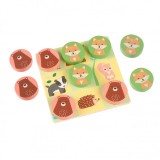 Joc - Tic Tac Toe - Woodland Animal | Orange Tree Toys