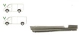 Prag fata FORD TRANSIT (VE6), 10.1985-01.1991, partea stanga, inferior; metal galvanizat; sub usa fata,
