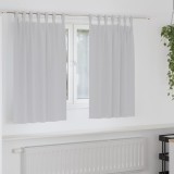 vidaXL Perdele cu perdele 2 pcs Gri deschis Poliester