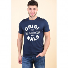 Tricou Jack&amp;amp;Jones Tom Crew Neck Bleumarin foto