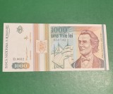 Bancnota 1000 lei mai 1993 UNC seria 650742