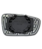 Geam oglinda Skoda Fabia, 12.2014-2020, Skoda Rapid (Nh), 2016-, Seat Toledo 2016-; partea Stanga, culoare sticla crom , sticla convexa, cu incalzire