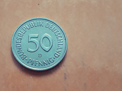 3l - 50 Pfennig 1989 D Germania RFG foto