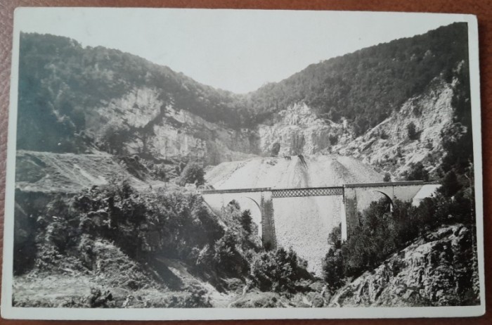 Carte postala, podul lui Traian, Turnu Severin, 1927