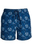 Pantaloni Scurti Barbati Joma Party Albastri - Bermude Baie Inot Plaja, Talie Elastica, Buzunar Lateral, Uscare Rapida