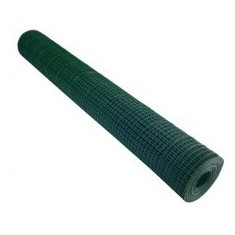 Plasa Sudata Zincata Plastifiata 1.2Mm, Ochiuri 16X16Mm / 1X10M