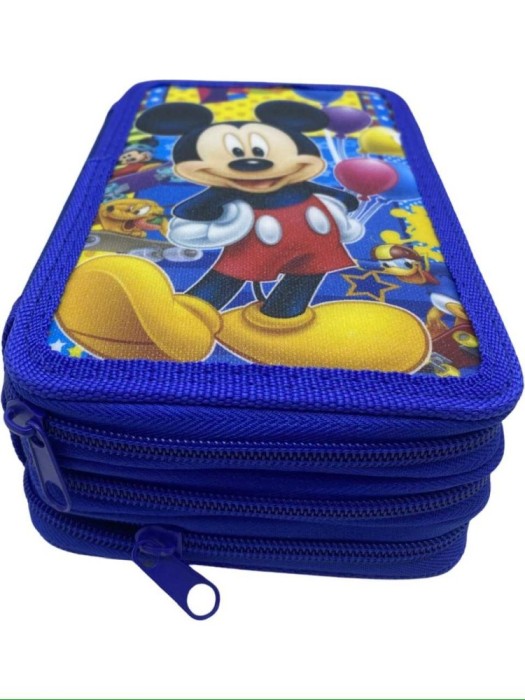 Penar Mickey Mouse cu trei compartimente complet echipat