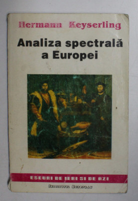 ANALIZA SPECTRALA A EUROPEI-HERMANN KEYSERLING,1993 foto