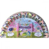 Unicorni de colorat, 20 creioane, Girasol