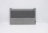 Carcasa superioara cu tastatura palmrest Laptop, Lenovo, ThinkBook 15 G2 ARE Type 20VD, 5CB1B34810, ilumianta, mineral grey, layout US