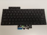 Tastatura Laptop Gaming, Asus, ROG Zephyrus G14 GA402R, GA402RJ, GA402RK, iluminata, RGB, neagra, layout US