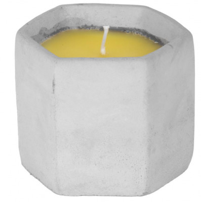 Lum&amp;acirc;nare de citronella, 85 g, ciment, 90x75 mm foto