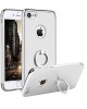 Husa iPhone SE2 3in1 Argintiu, Protectie Completa, Anti-soc, Carcasa PC, Design Elegant, Ultra-subtire