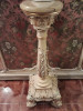 Piedestal baroc venetian,Silik,Italia,lemn masiv,onix,vintage