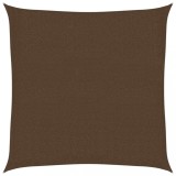 Cumpara ieftin Panza parasolar, maro, 3 x 3 m, HDPE, 160 g/m&sup2;
