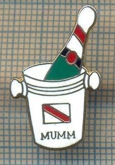 Y 491 INSIGNA- MUMM - SAMPANIE - PRODUSA DE FRAISSE -PENTRU COLECTIONARI foto