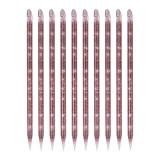 Betisoare Unghii pentru Cuticule SensoPRO Milano, Clear Red - Set 100 bucati