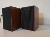 Set Boxe West Germany - 2Cai - stare Perfecta/Rare/Vintage/lemn natural