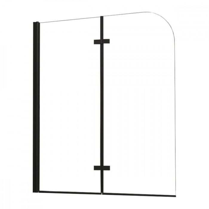Paravan de cadă Alor 120x140 cm Negru