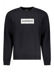 Bluza barba?i cu imprimeu cu logo, Regular Fit, negru (Marime: 2XL) foto