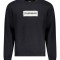 Bluza barba?i cu imprimeu cu logo, Regular Fit, negru (Marime: 2XL)